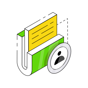 Employee Folder, Employee Directory, Employee Data, User Folder, Profile Folder  icon