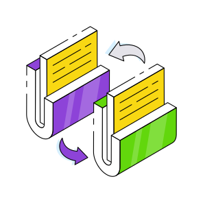 Folder Exchange, Document Exchange, Folder Transfer, Folder Transmission, Doc Exchange  icon