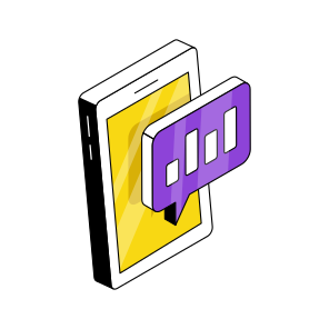 Mobile Business Chat, Business Message, Business Communication, Business Text, Business Conversation  icon