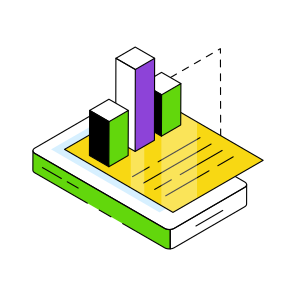 Mobile Business Report, Infographic, Statistics, Online Chart, Mobile Graph  icon