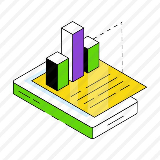 Mobile Business Report, Infographic, Statistics, Online Chart, Mobile Graph  preview