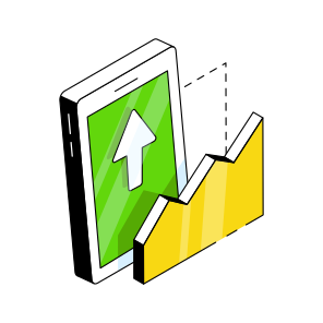 Mobile Data Upload, Data Transfer, Online Data Transfer, Online Uploading, Mobile Technology,  icon