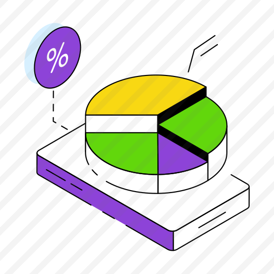 Mobile Discount Chart, Infographic, Statistics, Online Chart, Mobile Graph  preview