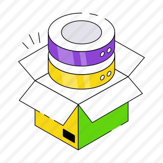 Server Parcel, Server Package, Database Parcel, Database Package, Server Box preview