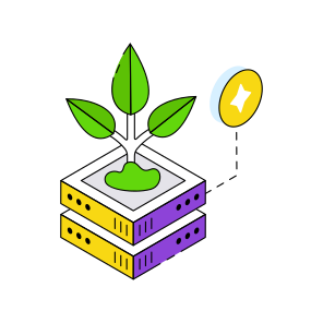 Server Plant, Dataserver, Database, Server Growth, Server Rack icon