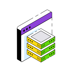 Server Website, Dataserver, Online Server, Server Rack, Online Database  icon