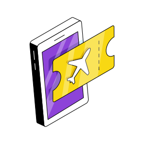 Air Ticket, Raffle, Voucher, Permit Pass, Travel Pass,  icon