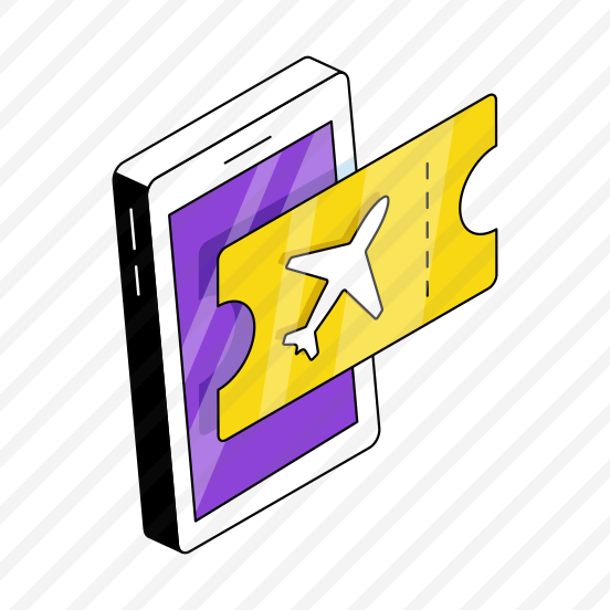 Air Ticket, Raffle, Voucher, Permit Pass, Travel Pass,  preview