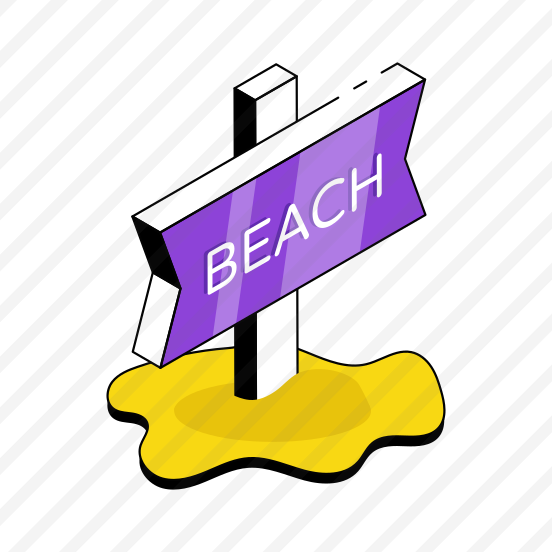 Beach Board, Roadboard, Signboard, Info Board, Guideboard  preview
