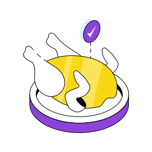 Chicken Turkey, Chicken Tray, Spicy Food, Edible, Meal icon