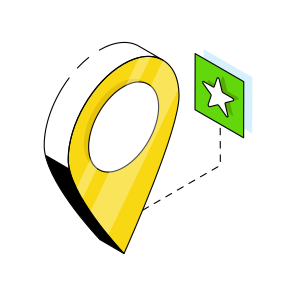 Favorite Location, Direction, Gps, Navigation, Starred Location icon