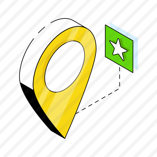 Favorite Location, Direction, Gps, Navigation, Starred Location preview