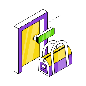 Hotel Room, Hotel Check In, Baggage, Luggage, Hotel Entrance  icon