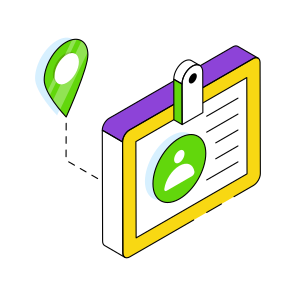 Id Badge, Identity Card, Identification Card, Membership Card, Employee Card icon