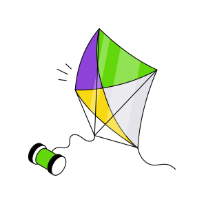 Kite, Flying Kite, Entertainment, Fun, Leisure Activity  icon