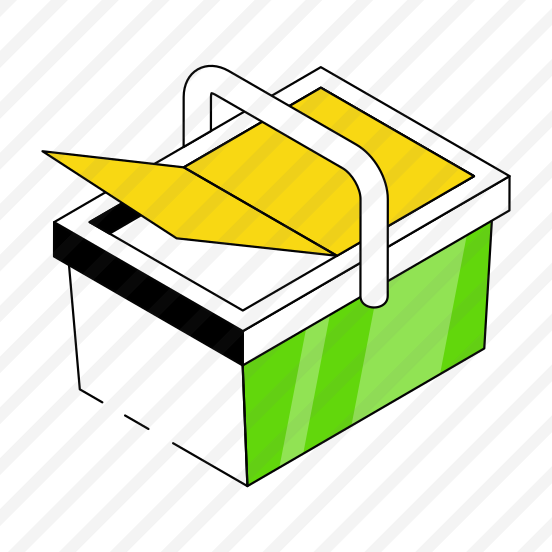 Picnic Basket, Bucket, Container, Hamper, Food Basket  preview