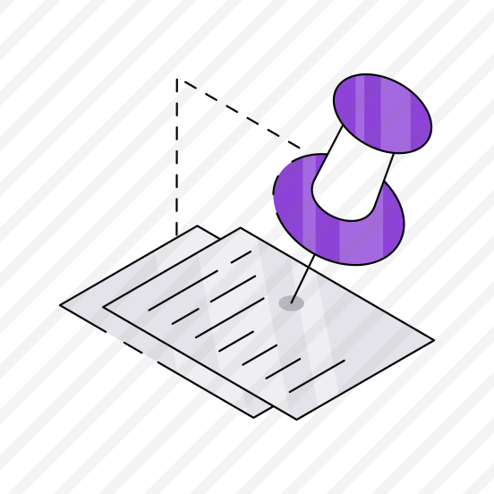 Pushpin Document, Doc, Archive, File, Paper  preview