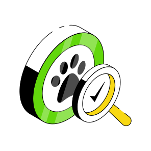 Search Footprint, Dog Paw, Animal Paw, Pawprint, Forepaw,  icon