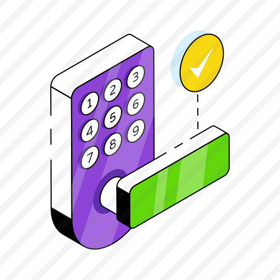 Smart Door Lock, Door Access, Door Knob, Digital Door Lock, Door Handle  preview