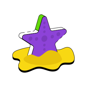 Starfish, Asteroid, Fish, Seafood, Echinoderm  icon