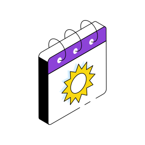 Summer Schedule, Planner, Almanac, Calendar, Daybook  icon