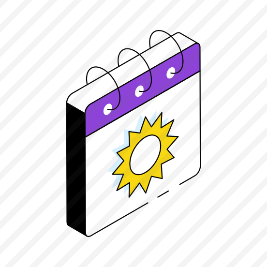 Summer Schedule, Planner, Almanac, Calendar, Daybook  preview