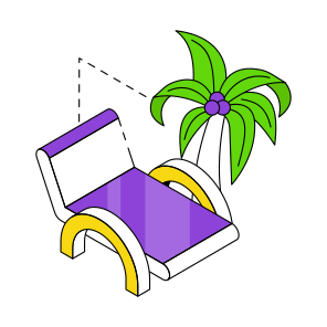 Sunbed, Deck Chair, Tanning Bed, Lounger, Solarium  icon