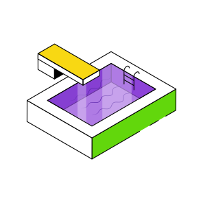 Swimming Pool, Ladder Pool, Natatorium, Leisure Pool, Plunge Bath icon