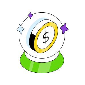 Business Prediction, Business Future, Business Forecast, Financial Prediction, Financial Future  icon