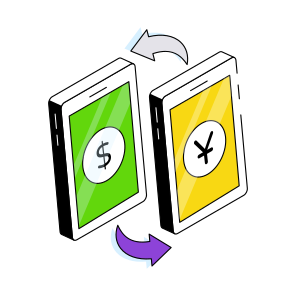 Currency Exchange, Money Exchange, Financial Exchange, Forex, Currency Conversion icon