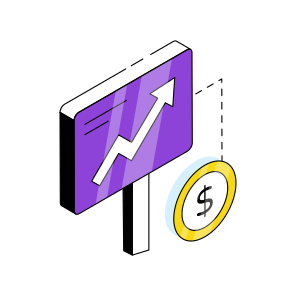 Data Analytics, Infographic, Statistics, Financial Growth Chart, Financial Graph  icon