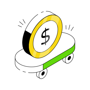 Dollar Coin, Cash Coin, Money Coin, Finance, Currency Coin icon