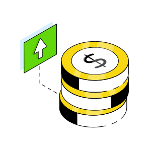 Dollar Coins, Cash Coins, Money Coins, Coin Heap, Currency Coins icon