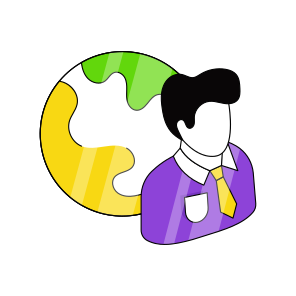 Global Businessman, Businessperson, Business Tycoon, Business Avatar, Professional Person  icon