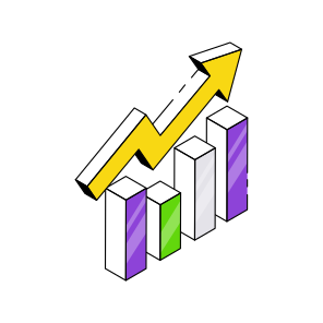 Growth Chart, Growth Graph, Data Analytics, Infographic, Statistics,  icon