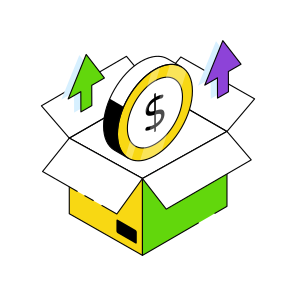 Money Box, Financial Parcel, Financial Package, Carton, Box,  icon