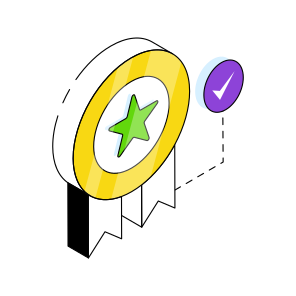 Star Badge, Award, Reward, Achievement, Ranking Badge, Star Quality Badge  icon