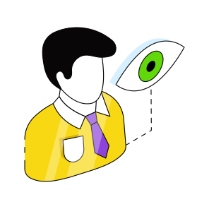 User Monitoring, User Inspection, User Visualization, Employee Monitoring, Employee Inspection icon