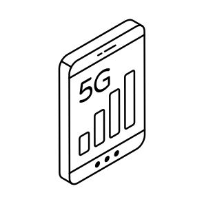 Mobile Network Signal, Mobile Sim Signal, Smartphone Network Signal, Phone Network Signal icon