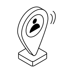 User Location, User Gps, User Map, User Pin, User Pointer icon
