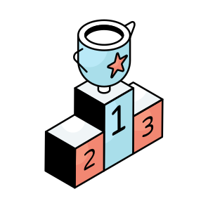 Leaderboard, Podium, Position Ranking, Ranking Board, Competition Board icon