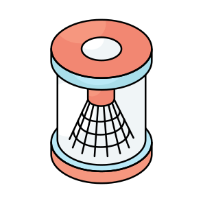 Shuttlecock, Badminton Birdie, Sports Tool, Sports Equipment, Feather Birdie,vectors icon