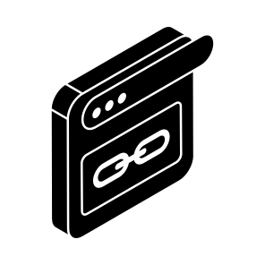 Web Linkage, Website Linkage, Internet Linkage, Online Linkage, Web Address icon