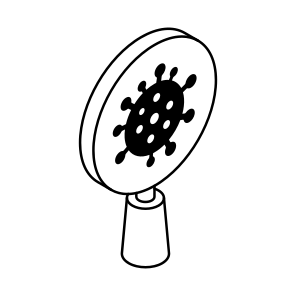 Search Bacteria, Search Virus, Microorganism, Microbe, Creature icon