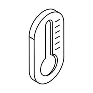 Thermometer, Thermostat, Medical Gauge, Temperature Measurement, Medical Tool, icon