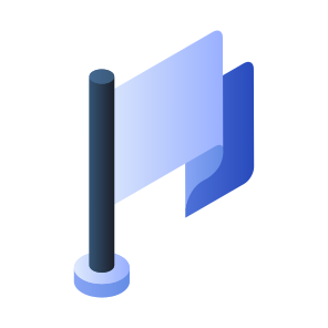 Sports Flag, Flagpole, Streamer, Sports Flag, Flattering Flag icon