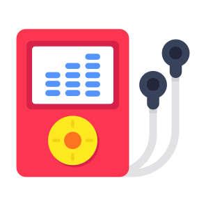 Mp3 Player, Audio Music Device, Portable Device, Audio Listening, Walkman icon