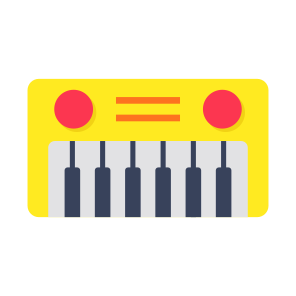 Piano, Piano Keyboard, Music Instruments, Piano Keys, Electronics icon