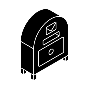 Letterbox, Mailbox, Mail Slot, Maildrop, Postbox ,icons icon
