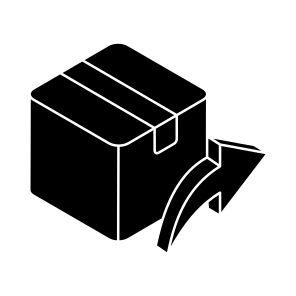 Parcel Return, Package Return, Order Return, Parcel Reback, Package Refund icon